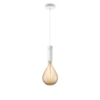 Home sweet home hanglamp Saga marmer Pear - amber