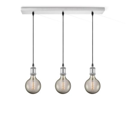 Home sweet home hanglamp Vintage 3L Beam Spiral g125 - smoke