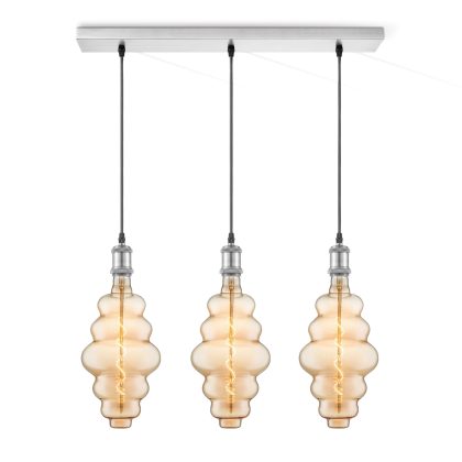 Home sweet home hanglamp Vintage 3L Beam Cloud - amber