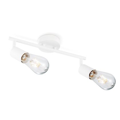 Light depot - opbouwspot Mello 2 lichts - wit - Outlet