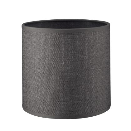 Lampenkap cilinder | rond | canvas | stoffen lampenkap | cilinderkap | Ø16cm H15cm | dark grijs