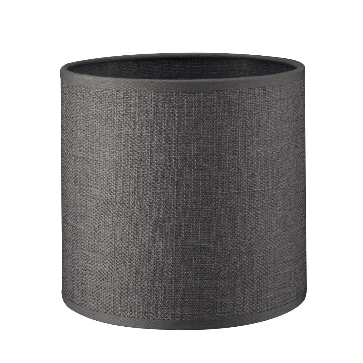 Lampenkap cilinder | rond | canvas | stoffen lampenkap | cilinderkap | Ø16cm H15cm | dark grijs