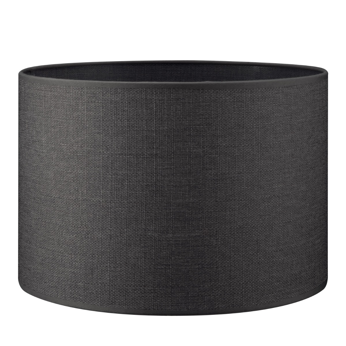 Lampenkap cilinder | rond | canvas | stoffen lampenkap | cilinderkap | Ø30cm H20cm | dark grijs