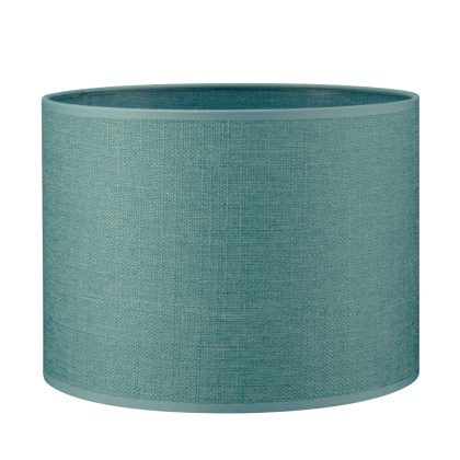 Lampenkap cilinder | rond | canvas | stoffen lampenkap | cilinderkap | Ø25cm H19cm | turquoise