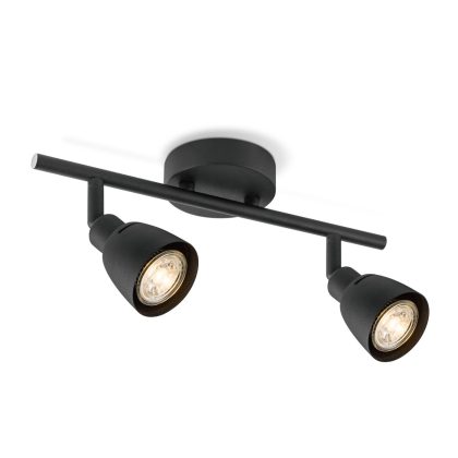 Light depot - LED opbouwspot Aka 2L - 32,5 cm - zwart - Outlet
