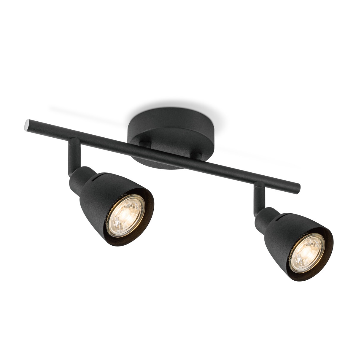 Light depot - LED opbouwspot Aka 2L - 32,5 cm - zwart - Outlet