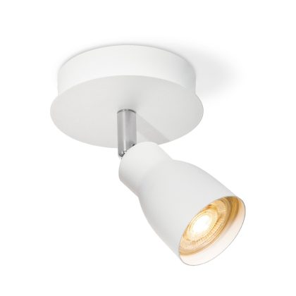 Light depot - LED opbouwspot Alba Ø 11,5 cm - wit - Outlet