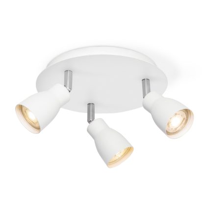 Light depot - LED opbouwspot Alba 3 lichts Ø 22 cm - wit - Outlet