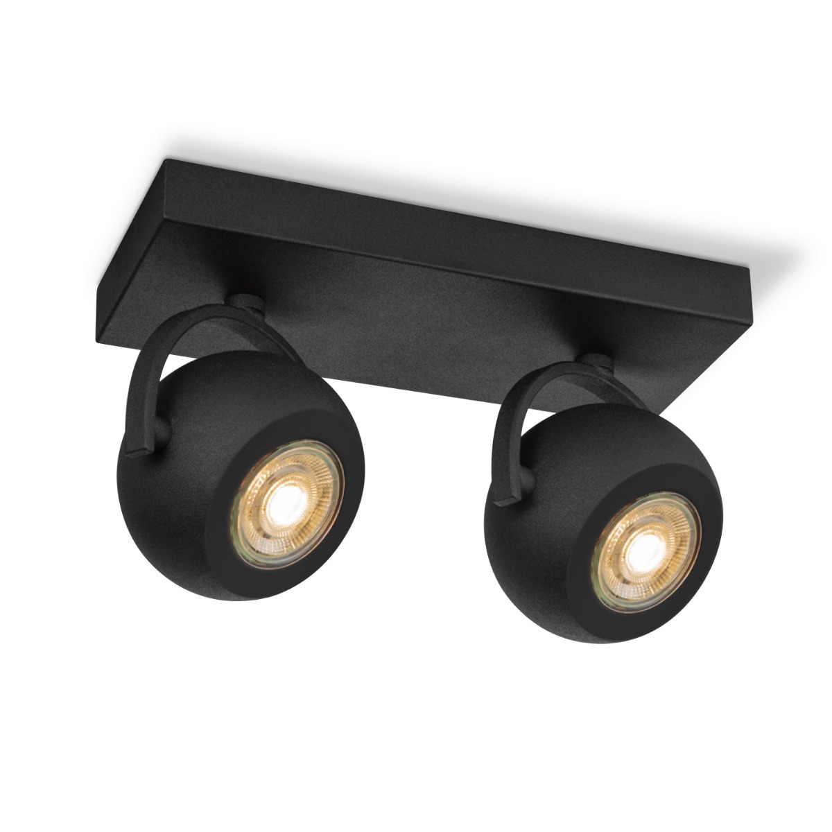 Home sweet home LED opbouwspot Nop 2l - zwart