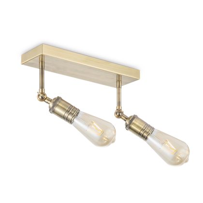 Light depot - opbouwspot Spy 2 lichts - vintage - Outlet