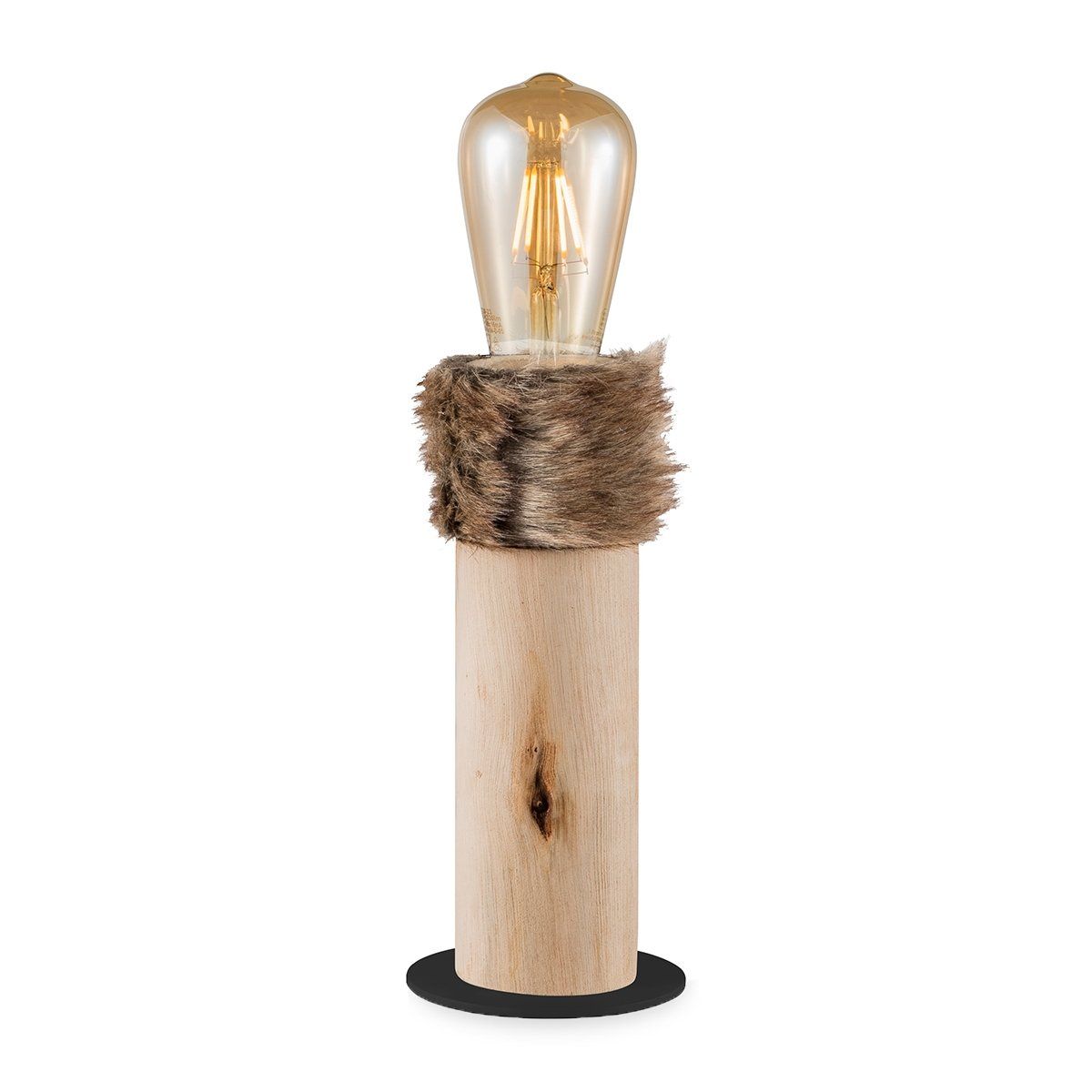 Light depot - tafellamp Furdy large - hout - Outlet