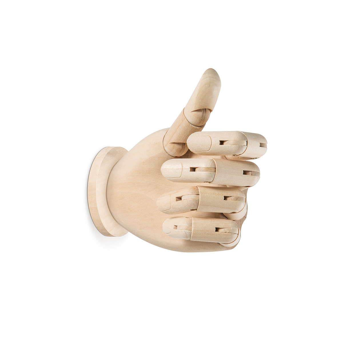 Light depot - snoerhouder houten hand Girl - hout - Outlet