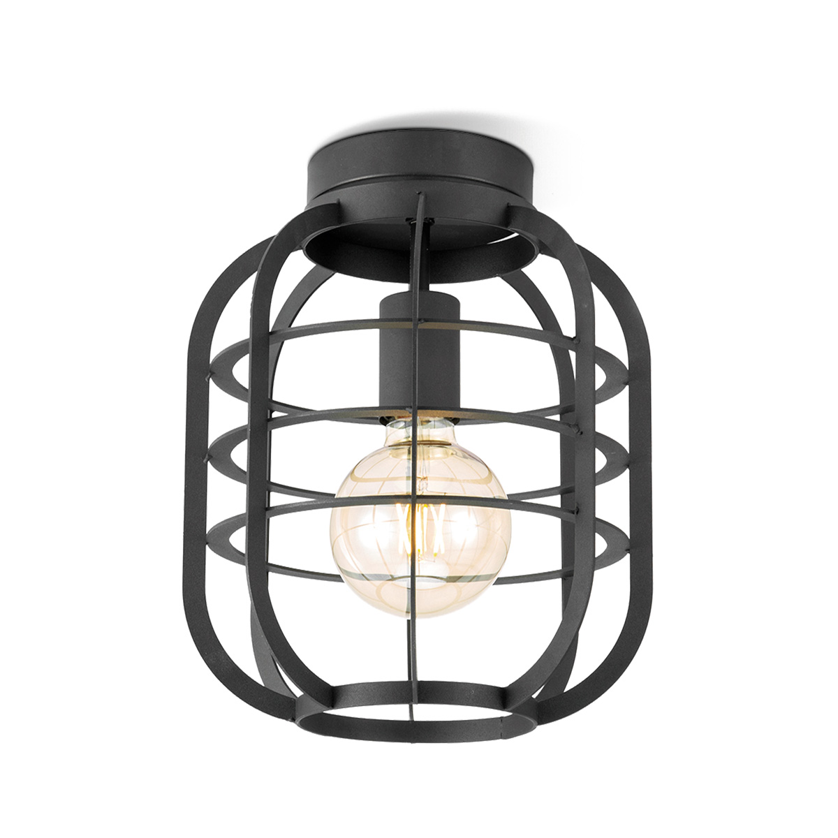 Light depot - plafondlamp Nero 24 - zwart - Outlet