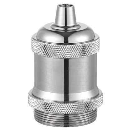 Home sweet home fitting metaal E27 - mat staal