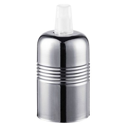 Light depot - fitting Shine E27 - zilver - Outlet