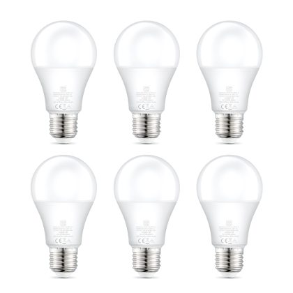 LED A60 E27 9W 806LM DIMBAAR WARM WIT (6PCS)