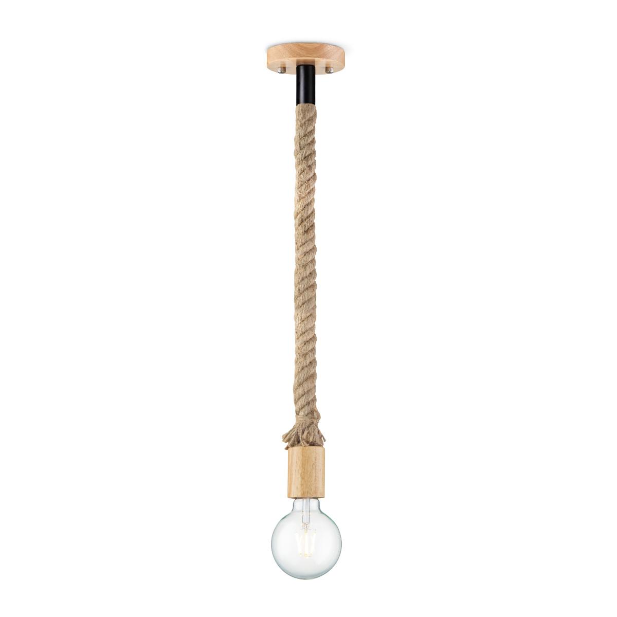 Light depot - hanglamp Leonardo 100 - naturel - Outlet