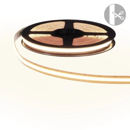 Led strip cob helder wit - 8 meter - losse strip met 600 leds per meter