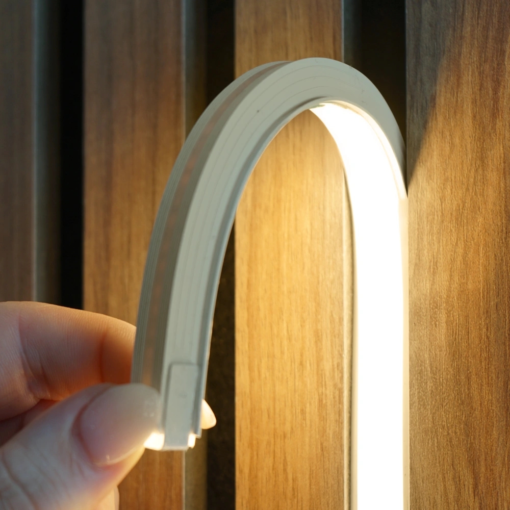 Led strip in flexibel wit inbouwprofiel | warm wit | 5 meter
