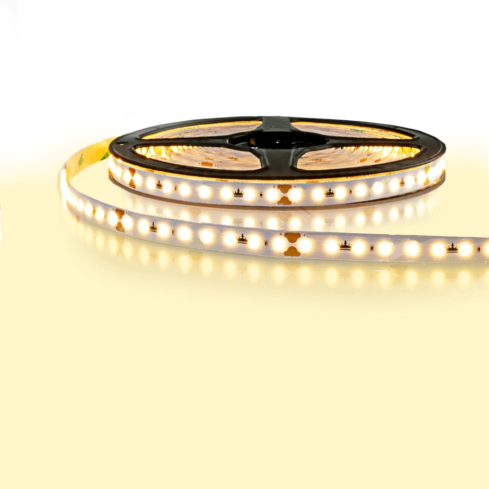 Ledstrip 6 meter warm wit basic - losse strip met 128 leds per meter