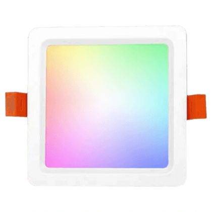 RGBWW led vierkante downlight 9 Watt