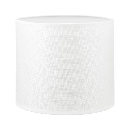 Lampenkap cilinder | rond | canvas | stoffen lampenkap | cilinderkap | Ø20cm H17cm | wit