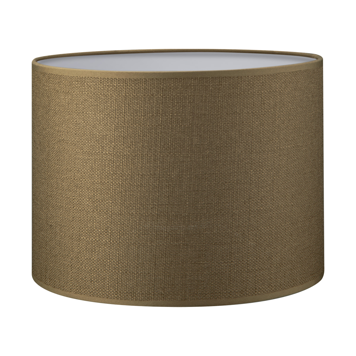Lampenkap cilinder | rond | canvas | stoffen lampenkap | cilinderkap | Ø25cm H19cm | olijf | groen