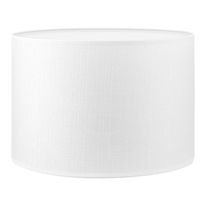Lampenkap cilinder | rond | canvas | stoffen lampenkap | cilinderkap | Ø30cm H20cm | wit