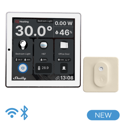 Shelly Wall Display White + Blu H&T Ivory (bundle)