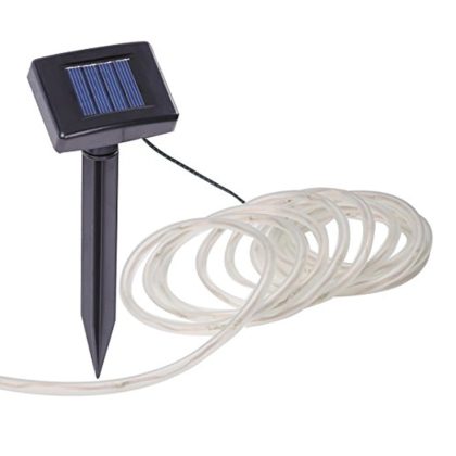 Solar lichtslang rope met los solarpaneel buiten ledstrip op zonne energie