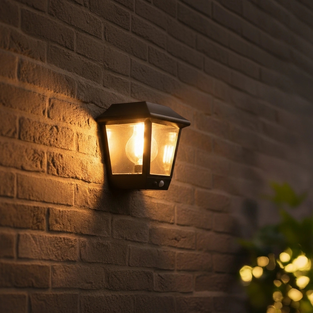 Solar wandlamp luna