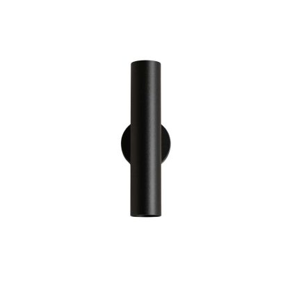 Wandlamp Riva koker zwart